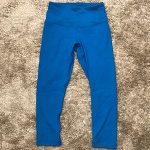 Bright Blue Workout Leggings
